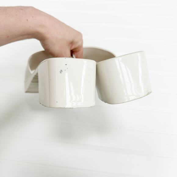 Gucci Rubber Logo Sandals Plastique White PVC Glossy Mule Platform Slide 39 - Picture 7 of 9